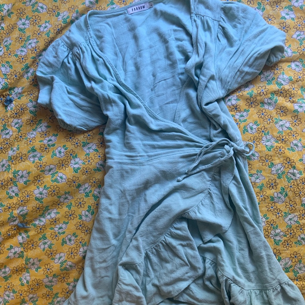 Mint green wrap dress from farrow (need supply)